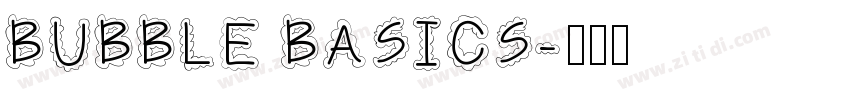 BUBBLE BASICS字体转换